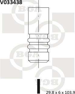 BGA V033438 - Outlet valve autospares.lv