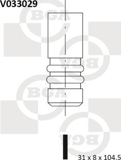 BGA V033029 - Outlet valve autospares.lv