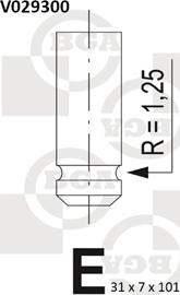 BGA V029300 - Outlet valve autospares.lv
