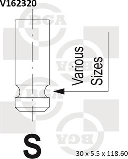 BGA V162320 - Inlet Valve autospares.lv