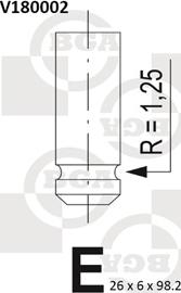BGA V180002 - Outlet valve autospares.lv