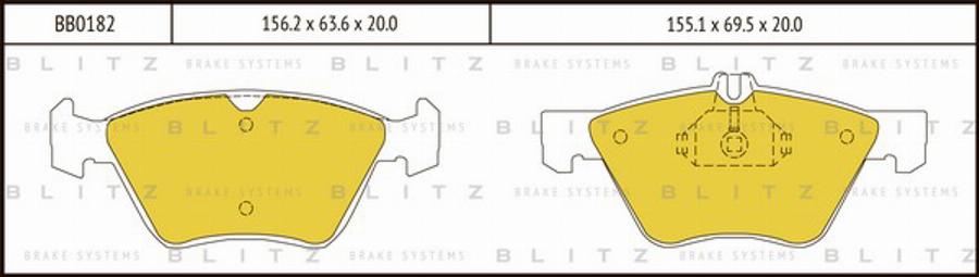 Blitz BB0182 - Shaft Seal, camshaft autospares.lv