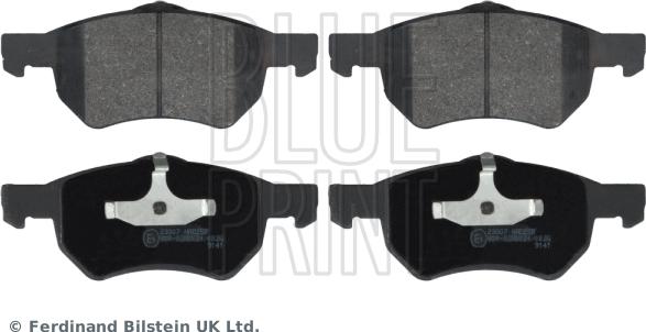 Blue Print ADA104204 - Brake Pad Set, disc brake autospares.lv