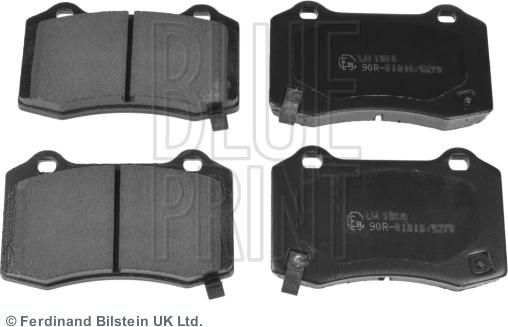 Blue Print ADA104206 - Brake Pad Set, disc brake autospares.lv