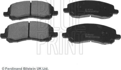 Blue Print ADA104208 - Brake Pad Set, disc brake autospares.lv