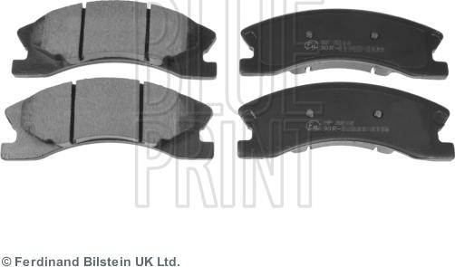 Blue Print ADA104217 - Brake Pad Set, disc brake autospares.lv