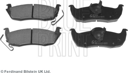 Blue Print ADA104220 - Brake Pad Set, disc brake autospares.lv