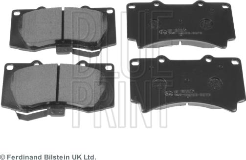 Blue Print ADA104221 - Brake Pad Set, disc brake autospares.lv