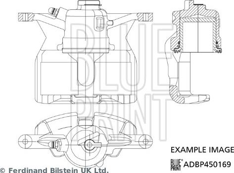 Blue Print ADBP450169 - Brake Caliper autospares.lv