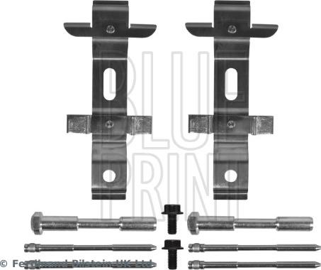 Blue Print ADBP480004 - Accessory Kit for disc brake Pads autospares.lv