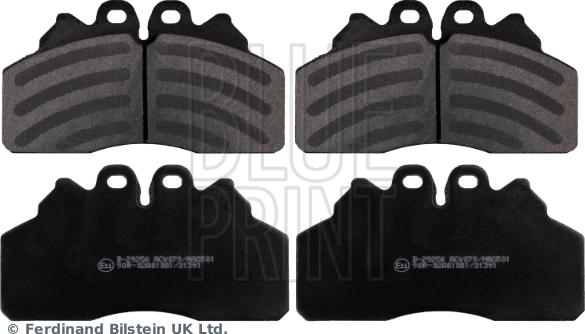 Blue Print ADBP420011 - Brake Pad Set, disc brake autospares.lv