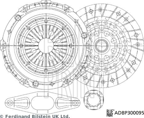 Blue Print ADBP300095 - Clutch Kit autospares.lv