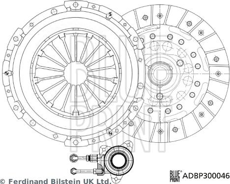 Blue Print ADBP300046 - Clutch Kit autospares.lv