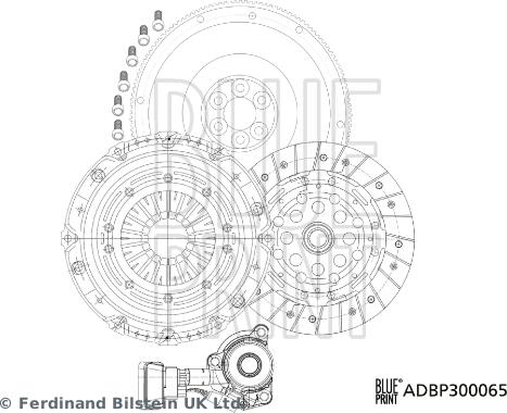 Blue Print ADBP300065 - Clutch Kit autospares.lv