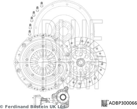 Blue Print ADBP300066 - Clutch Kit autospares.lv