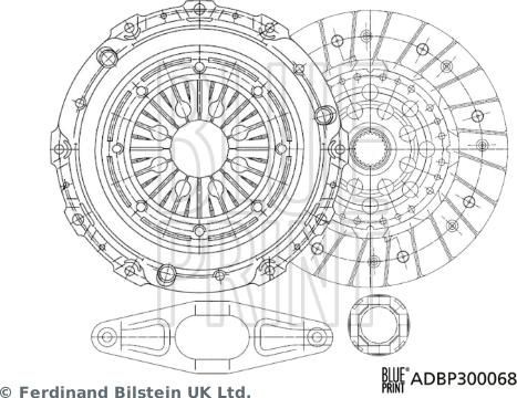 Blue Print ADBP300068 - Clutch Kit autospares.lv