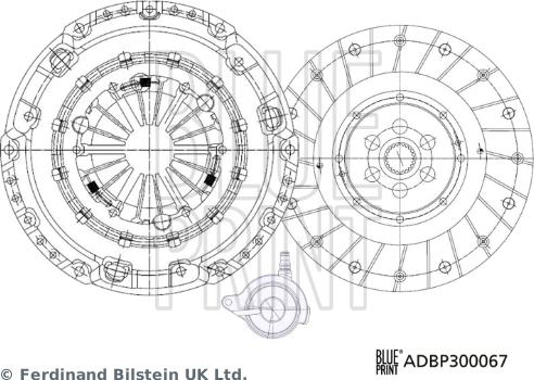 Blue Print ADBP300067 - Clutch Kit autospares.lv