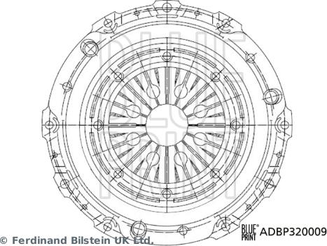 Blue Print ADBP320009 - Clutch Pressure Plate autospares.lv