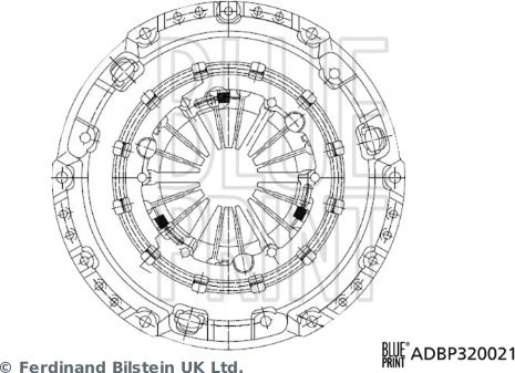 Blue Print ADBP320021 - Clutch Pressure Plate autospares.lv