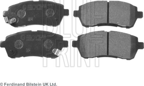 Blue Print ADD64234 - Brake Pad Set, disc brake autospares.lv