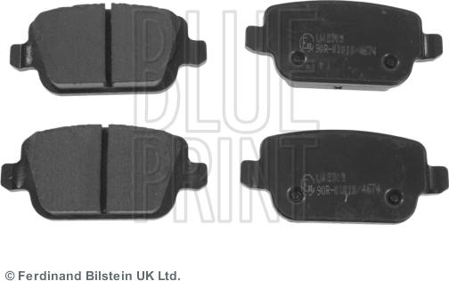 Blue Print ADF124201 - Brake Pad Set, disc brake autospares.lv