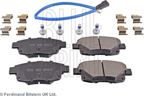 Blue Print ADF124221 - Brake Pad Set, disc brake autospares.lv