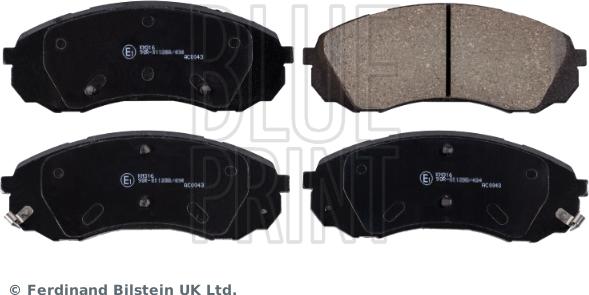 Blue Print ADG04290 - Brake Pad Set, disc brake autospares.lv