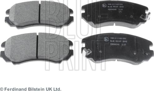 Blue Print ADG04248 - Brake Pad Set, disc brake autospares.lv