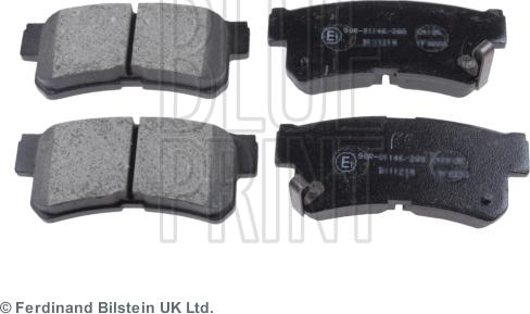 Blue Print ADG04250 - Brake Pad Set, disc brake autospares.lv