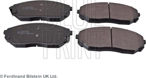 Blue Print ADG04258 - Brake Pad Set, disc brake autospares.lv