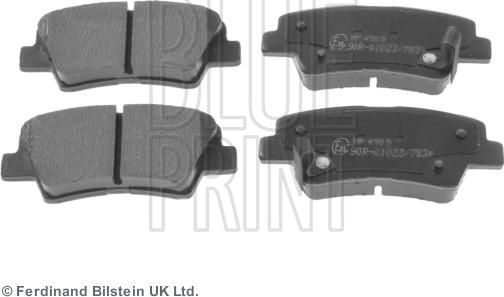 Blue Print ADG042100 - Brake Pad Set, disc brake autospares.lv