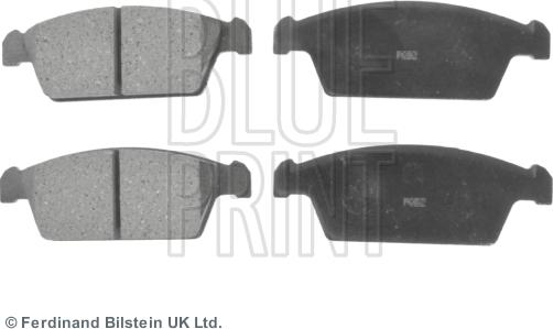 Blue Print ADG042102 - Brake Pad Set, disc brake autospares.lv