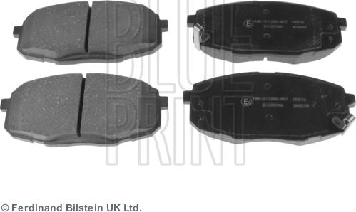 Blue Print ADG042130 - Brake Pad Set, disc brake autospares.lv