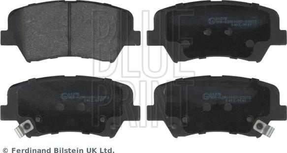 Blue Print ADG042137 - Brake Pad Set, disc brake autospares.lv
