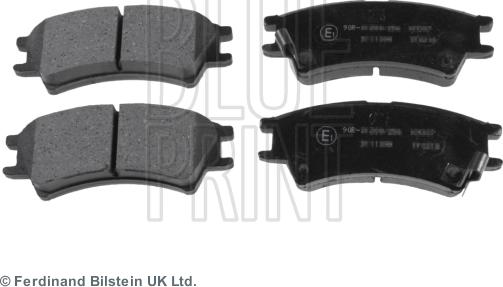 Blue Print ADG04237 - Brake Pad Set, disc brake autospares.lv