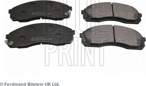 Blue Print ADG04270 - Brake Pad Set, disc brake autospares.lv