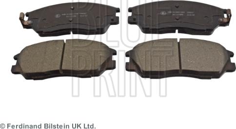 Blue Print ADG04272 - Brake Pad Set, disc brake autospares.lv