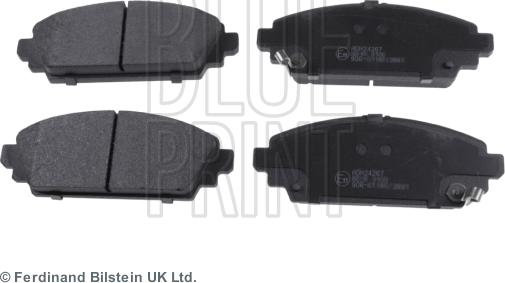 Blue Print ADH24267 - Brake Pad Set, disc brake autospares.lv