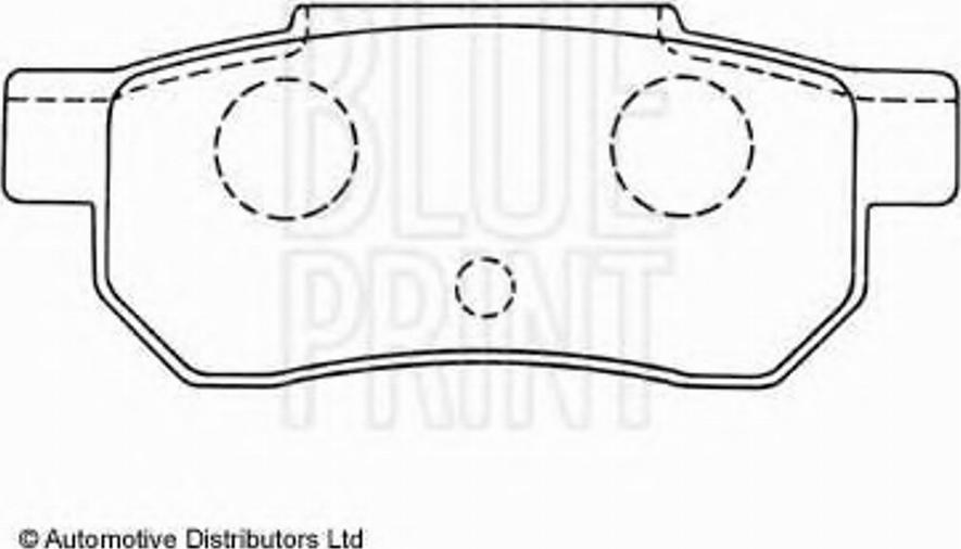 Blue Print ADH24209 - Brake Pad Set, disc brake autospares.lv