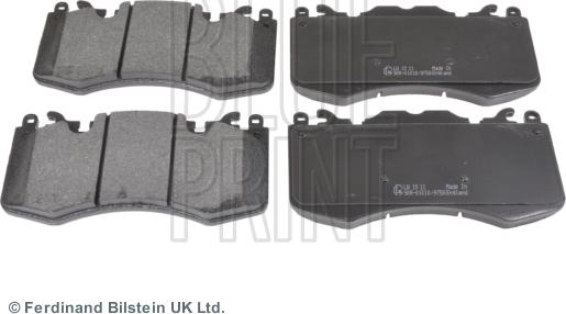 Blue Print ADJ134209 - Brake Pad Set, disc brake autospares.lv