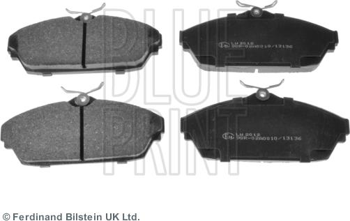 Blue Print ADJ134210 - Brake Pad Set, disc brake autospares.lv