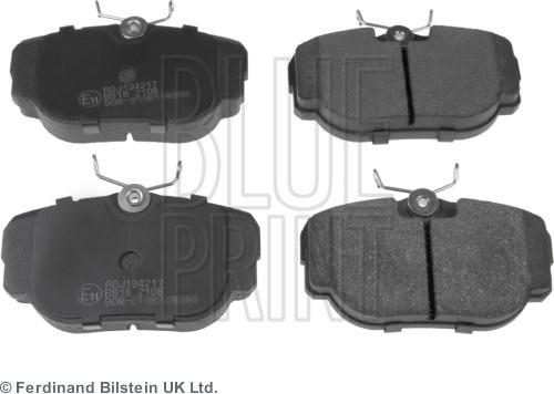 Blue Print ADJ134217 - Brake Pad Set, disc brake autospares.lv
