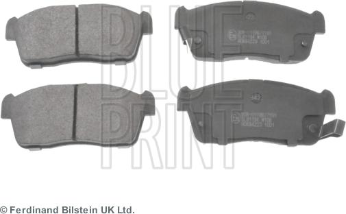 Blue Print ADK84223 - Brake Pad Set, disc brake autospares.lv