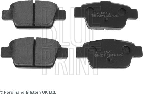 Blue Print ADL144204 - Brake Pad Set, disc brake autospares.lv