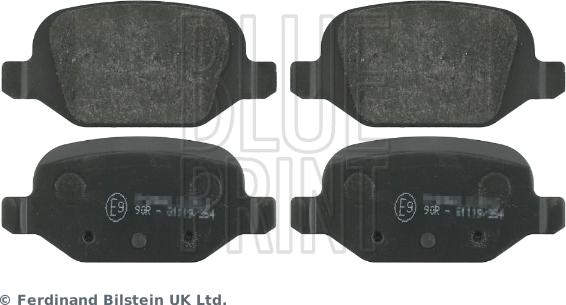 Blue Print ADL144205 - Brake Pad Set, disc brake autospares.lv