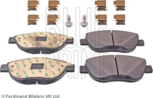 Blue Print ADL144217 - Brake Pad Set, disc brake autospares.lv