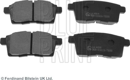 Blue Print ADM54298 - Brake Pad Set, disc brake autospares.lv