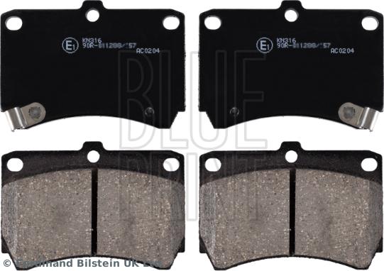 Blue Print ADM54249 - Brake Pad Set, disc brake autospares.lv