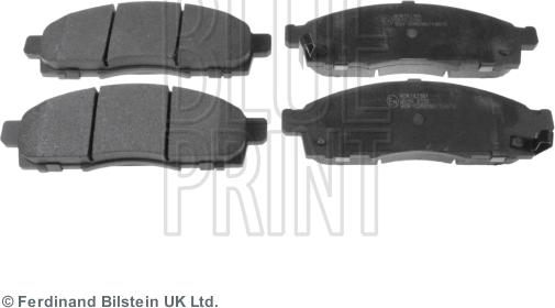 Blue Print ADN142161 - Brake Pad Set, disc brake autospares.lv