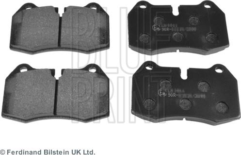 Blue Print ADN142124 - Brake Pad Set, disc brake autospares.lv